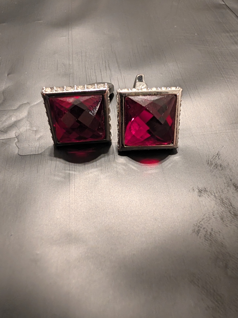 Men's Imitation RUBY Cufflinks!!!
